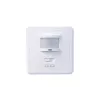 MACLEAN MCE18 PIR Motion Detector with Sound Detection, Wall Mount, 160°, 1200W, White