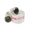 AWTOOLS AW WATER HOSE KPL. FIREFIGHTER 3 x 25m 8BAR Fire Hose Set, 75m Total Length, 52mm Storz-C Couplings, White