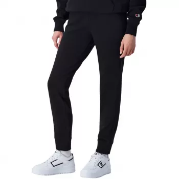 Champion Women's Jogging Trousers with Ribbed Cuffs Black Size M