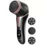 CONCEPT Electric Callus File PN3020 Black – Rechargeable Callus Remover with 2 Quartz Rollers, 90 Minutes Cordless Operation