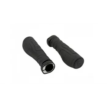 Author Rankenos AGR Ergo R20-E GripLock Ergonomic Bike Grips, 135 mm, Black