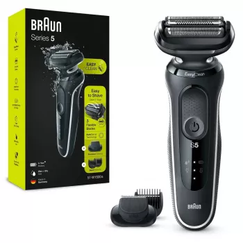 BRAUN Shaver Series 5 51-W1500s Wet and Dry Shaver Black
