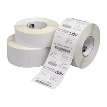 Zebra Z-Perform 1000T - white - paper - thermal transfer - permanent - square