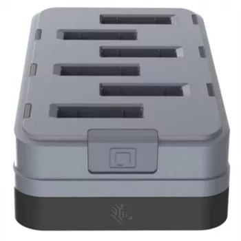 Zebra WS301 6-Slot Spare Battery Charger for Charging 6 Batteries. Country - USB Type-C