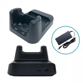 Unitech HT330 1-Slot USB Charging Station with Additional Battery Compartment. Incl. Power Supply. _x00D_