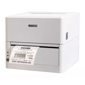Citizen CL-H300SV Printer_ Silver Ion USB White EU Plug Space for Optional
