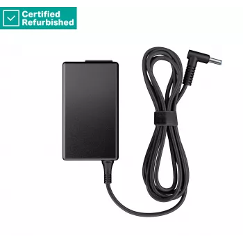 RENEW GOLD HP 65W Smart AC Power Supply Notebook Charger 4.5mm DC Plug with 7.4mm Adapter / compatible with HP 200 Series, ProBook 400/600 Series, EliteBook 700/800 Series
