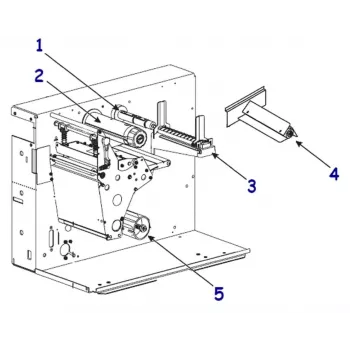 Zebra Take-Up Spindle Kit for Ribbon