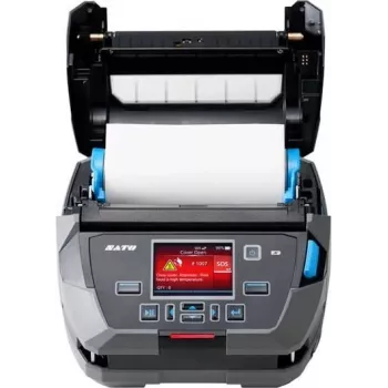 SATO PW4NX DT203DPI Standard USB Bluetooth WLAN Dispenser Belt Clip Power Supply - Label Printer - Bluetooth