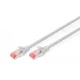 DIGITUS CAT6 S/FTP Patch Cable, 0.5 m, Grey