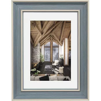 Hama Rustic Single Picture Frame Blue