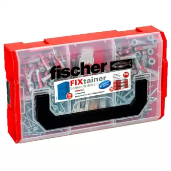 Fischer FIXtainer Plug and Drill Set