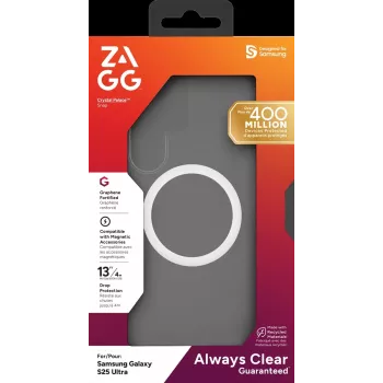 ZAGG Protection Bundle for Samsung Galaxy S25 Ultra: Case with MagSafe and Screen Protector