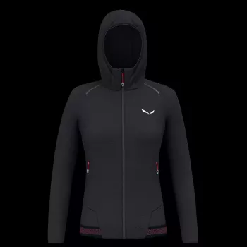 Salewa Pedroc PL Hooded Jacket - Black Out (Women's, Size M)