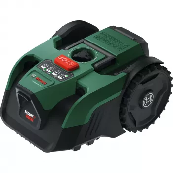 Bosch VISIMOW18V-200 Robotic Lawn Mower 18V with 5.0Ah Battery, Replacement Blade, Green/Black