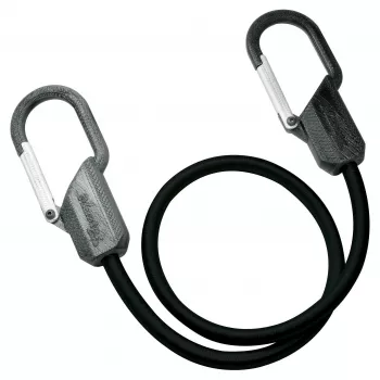 Master Lock 3205EURDAT Bungee Cord with Clip Hooks - 80 cm x 9 mm - Black - 1 Piece