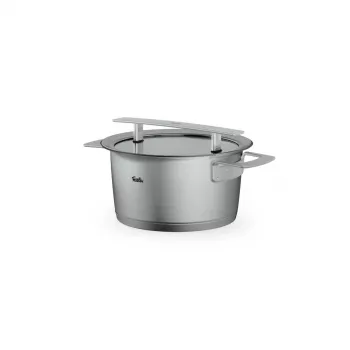 Fissler Phi Collection Cooking Pot with Glass Lid 20 cm, 3.2 Litres
