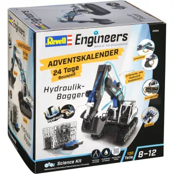 Revell Advent Calendar Hydraulic Excavator to Build Yourself
