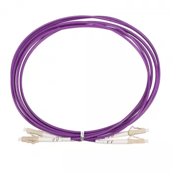 Extralink LC/UPC to LC/UPC Patch Cable, Multimode OM4 Duplex, 3.0mm, 3 m