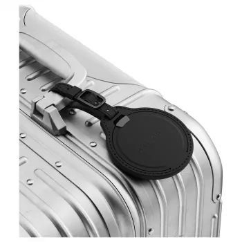 Satechi Vegan Leather FindAll Luggage Tag Black