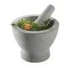 GEFU CRUNCHY Granite Mortar and Pestle Set - 2 Pieces
