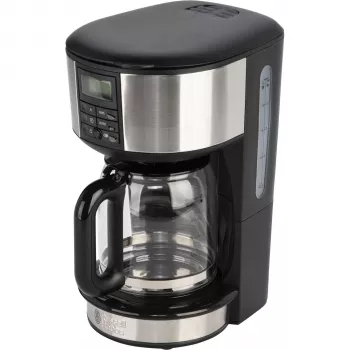 Russell Hobbs Buckingham 20680-56 Semi-Automatic Filter Coffee Machine, 1.25L, 1000 W, Black/Silver
