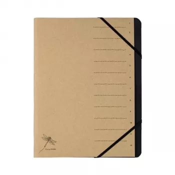 Pagna 40061-11 Lever Arch File - A4 - 80 mm Spine Width - Cardboard - Brown - 1 Piece