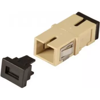 EFB SC Simplex OM4 Fibre Optic Coupler, Flangeless, Heather Violet, Ceramic Sleeve