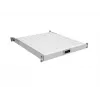 EFB 19 inch 1U Pull-out Shelf, Depth 550-650 mm, 30 kg Load Capacity, RAL7035 Light Grey