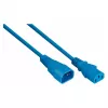 KABELMEISTER IEC C14 to C13 Extension Cable, Blue, 1.0m, 1.00mm², 10 A, 250 V