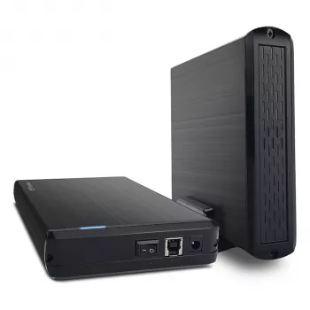 FANTEC DB-G35U3-6G External HDD Enclosure 3.5 inch SATA USB 3.0 6G USB-B Aluminium Black (2582)