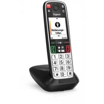 Gigaset EASY 500 Cordless Phone Black/Silver