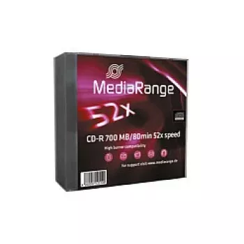 MediaRange MR205 CD-R 700 MB, 80 min, 52x, 10 pcs., Slimcase