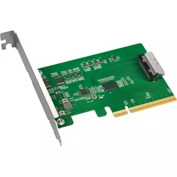 ICY DOCK EXLink MB409A5 MCIO 8i (SFF-TA-1016) to PCIe 5.0 x8 Adapter with Redriver
