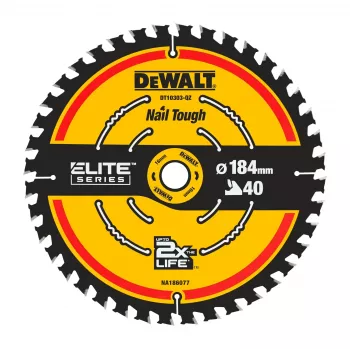 DEWALT Extreme Framing Circular Saw Blade 184 x 16 mm, 40 Teeth