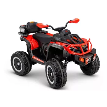 Lean Toys XW-08 4x4 45W Battery-Operated Ride-On Quad, Red
