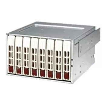 Supermicro CSE-M28E1 mobile rack (beige) - 2-Bay 2.5 inch SAS/SATA HDD/SSD bay with fan for 5.25 inch bay