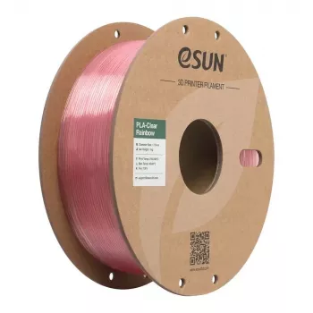 eSUN PLA Clear 1.75mm Pink Crystal Filament 1kg