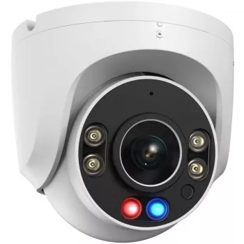 Foscam W5EP Security Camera White 5MP (3072x1728), PoE, Integrated Spotlight, Red-Blue Warning Lights and Siren
