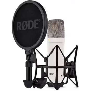 RODE NT1 Signature White - Large-Diaphragm Condenser Microphone