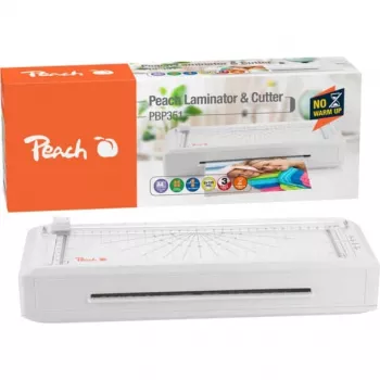 Peach 511189 3in1 PBP351 Laminator A4 Hot and Cold Laminator with Paper Cutter and Corner Rounder