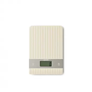 Guzzini Sous Chef Digital Kitchen Scale, Cream