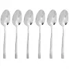 Sambonet Rock 6-Piece Mocha Fork Set – Mirror-Polished Stainless Steel