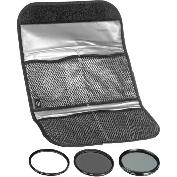Hoya Digital Kit 62 mm - UV, CPL, ND8 Filter Set with Bag