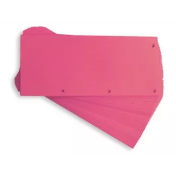 ELBA Oxford Duo Tab Dividers 240x105 mm, Pink, 160 g/m²