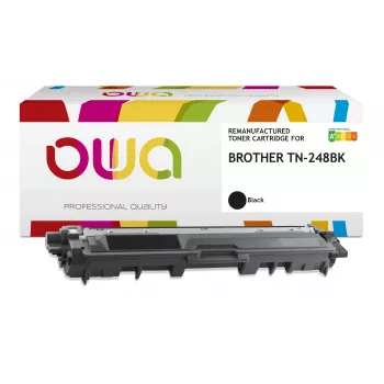 Armor OWA Compatible Toner Cartridge for Brother TN-248BK, Black, 1000 pages, Remanufactured