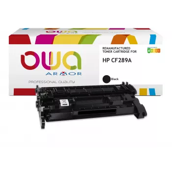 Armor OWA Remanufactured Toner Cartridge Compatible with HP CF289A, Black, 5,000 Pages