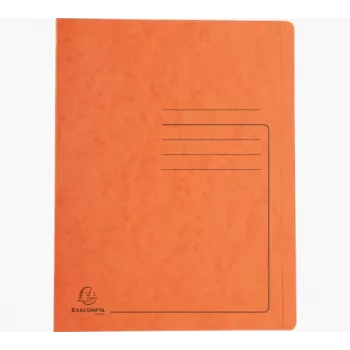 Exacompta Quick Binder A4 orange Colorspan cardboard 355 g/m² flexible metal prongs