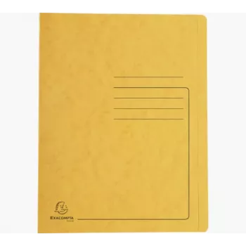 Exacompta Colorspan report file A4 yellow 355 g/m² cardboard flexible fastener