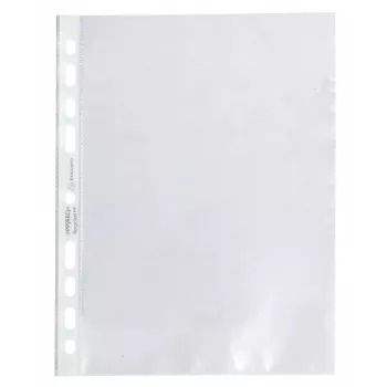 Exacompta Forever A5 Punched Pockets 50 Pack Transparent Grained 0.06 mm